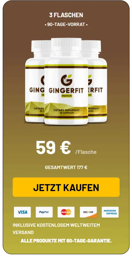 GingerFit - 3 Bottles